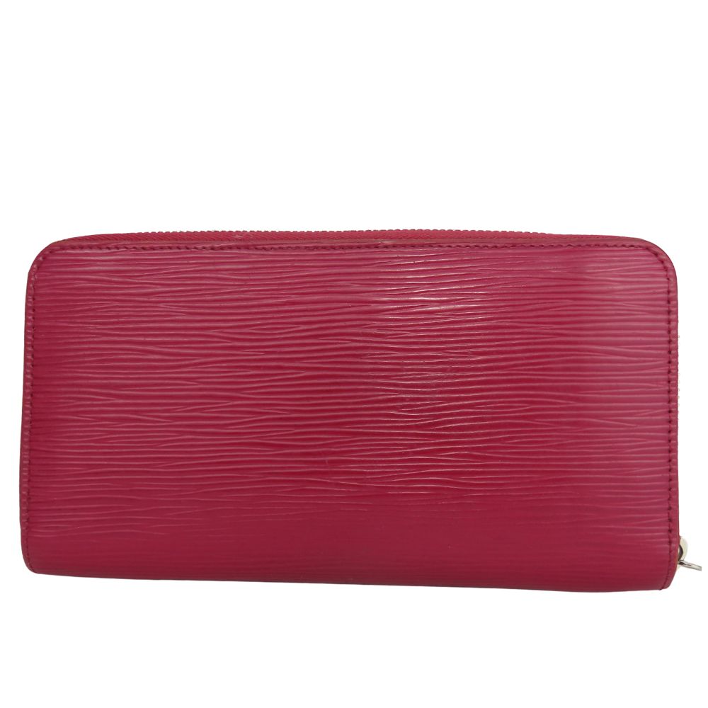 Used LOUIS VUITTON Purse Zippy wallet M61858 Epi Leather Fuchsia Bordeaux Zip Around