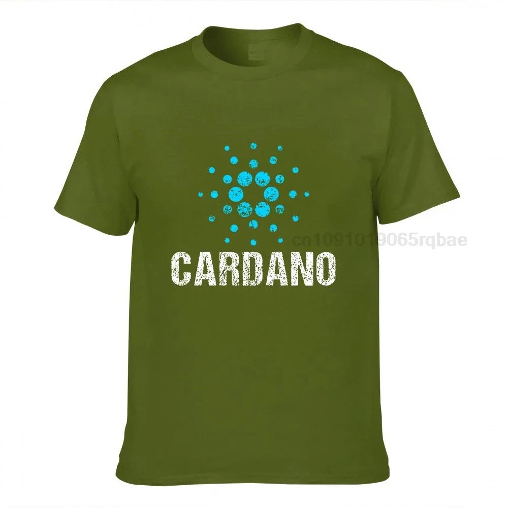 Cryptocurrency Crypto Miner Cardano Ada Tshirt Top Graphic Unisex Classic Grunge Summer Unisexs Clothing Pure Cotton Harajuku T Shirt