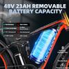 KETELES K800 PRO Electric Bicycle 3000W Motor 52v25ah Battery Ebike 26*4 inch fat tire Mountain off-road Electric Bike