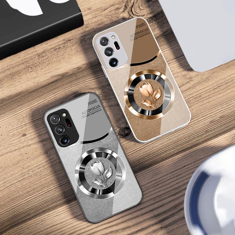 Goldener Kreis Tulpe Für Samsung M 02 12 Note 8 9 10 20 A 01 A02 A03 Core 04 A05 06 10 12 13 14 15 A16 Glas Ultra Handyhülle