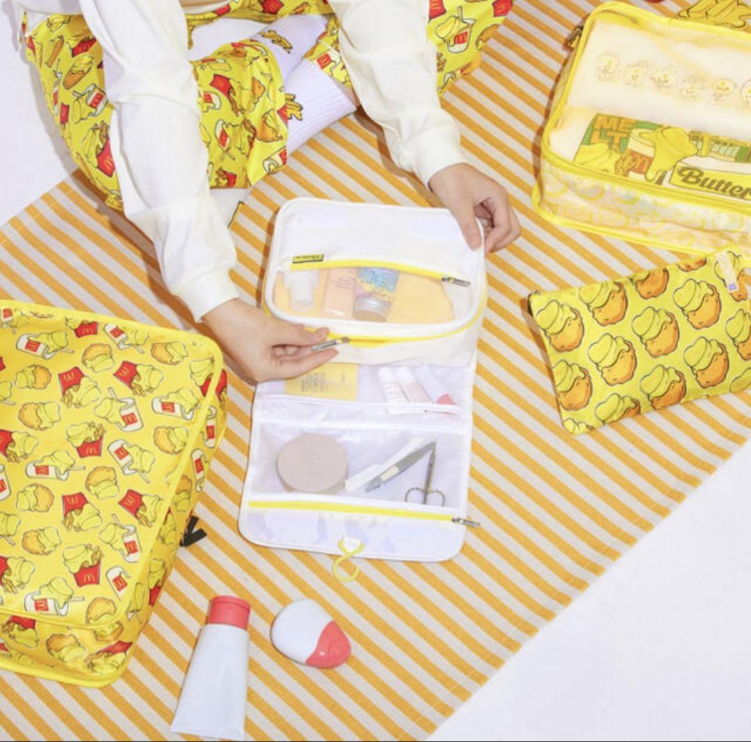 

[USED] BTS Butter McDonald s Collaboration Travel Pouch