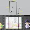 E-sports Pegboard Wall Display: DIY Headphone, Keyboard, Jay Chou Photo Storage, Punch-Free Mount Rack