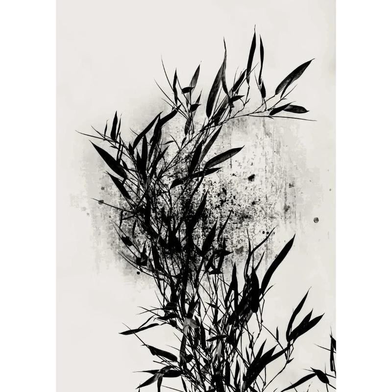 Modern Minimalist Canvas Painting Print Boho Style Trees Birds Sun Landscape Canvas Wall Art Poster Prints for Living Room Home Decor