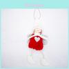 Cute And Soft Angel Plush Doll In Festive Colors For Christmas Decoration