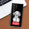 Sugoi Senpai japonské pouzdro na telefon Anime Waifu pro Samsung Galaxy S24 S23 S22 Ultra S21 S20 Fe S10 Plus S10E S9 S8 + Shell Coque
