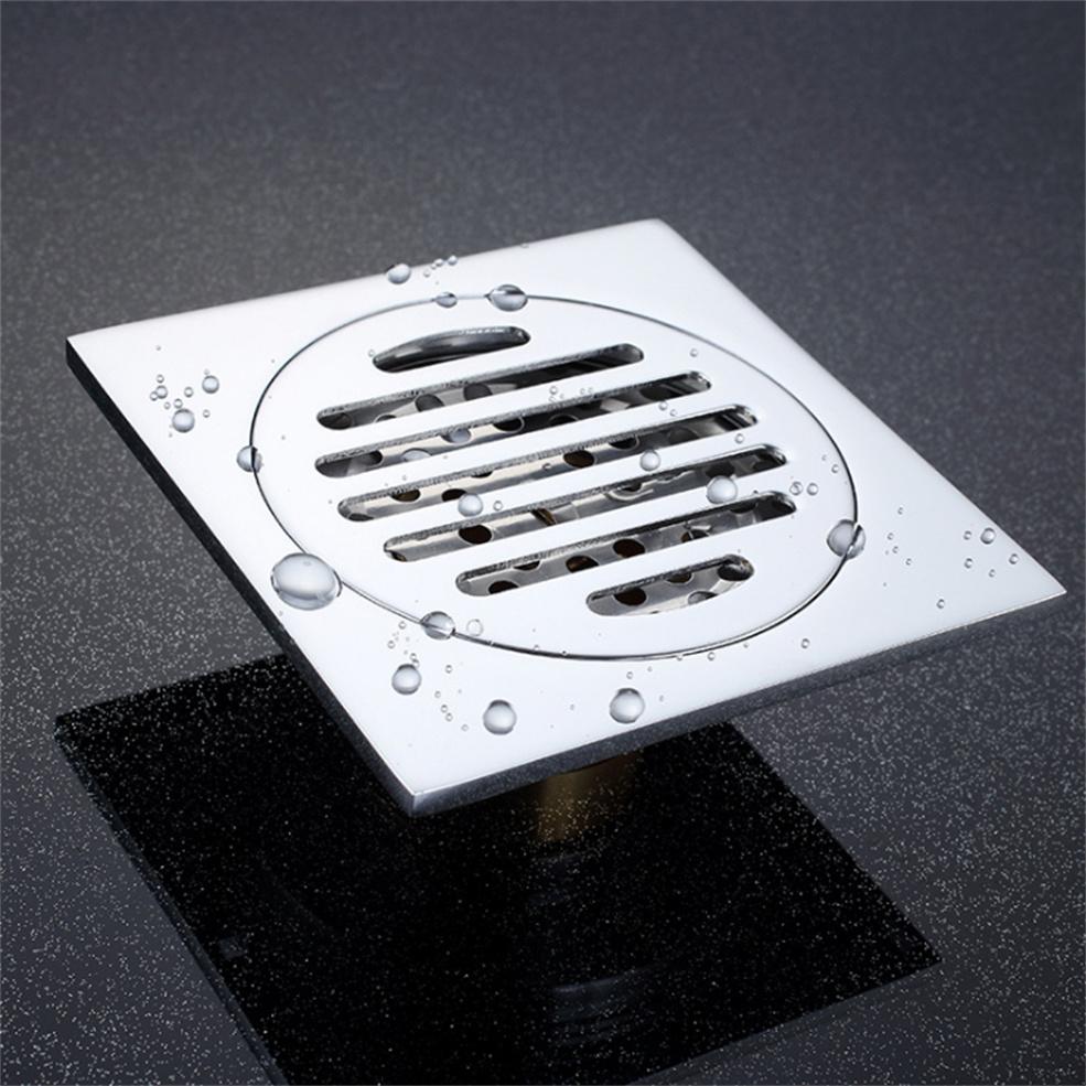 High Quality Stainless Steel Square Anti Odor Tile Insert Floor Drain for Balcony Bathroom