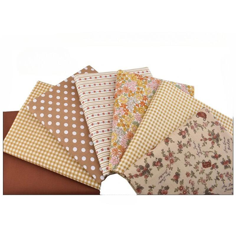 Printed Twill Weave Cotton Fabric DIY Quilting Sewing Material Handmade Textile Patchwork Cloth Floral Series