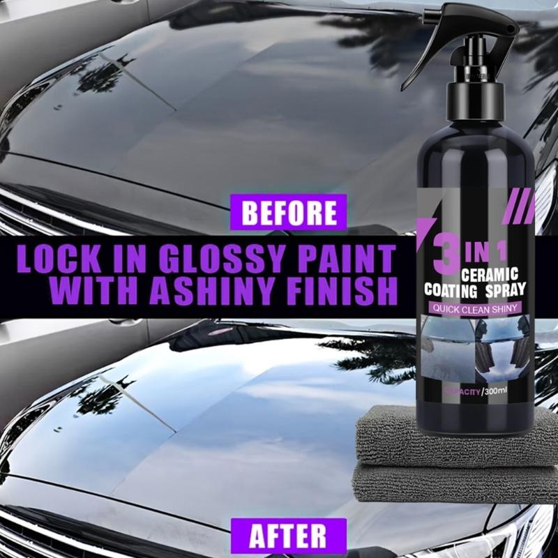 Paint Shine Coating for Routine Vehicle Detailing, Ceramic Gloss Care for Exterior Panels, Glass and Lamp Covers Daily