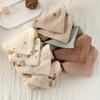 5 Unidades Toalla de Algodón para Bebé Recién Nacido Paño para Eructos Toallas Cuadradas 6 Capas Algodón Puro Suave Absorbente Gasa Algodón Toallas para Bebé