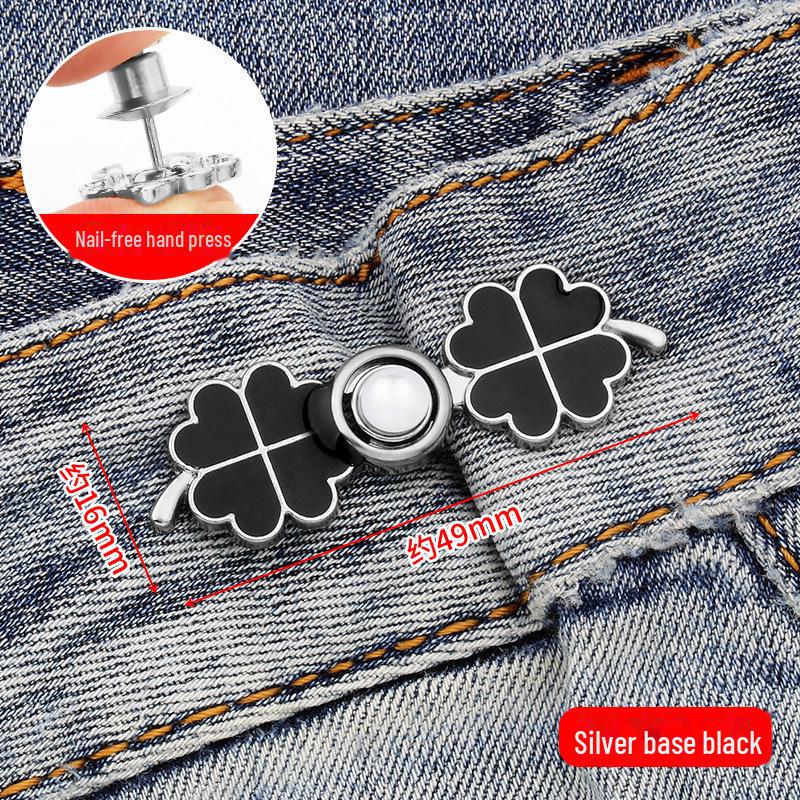 

Эластичная регулировка талии с помощью бесшовной кнопки для джинсов