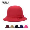 ZHENYUEQI Women's Autumn/Winter Felt Fedora Hat with Bow