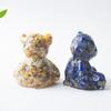 Crystal Resin Art Miniature Bear Desk Decor For Office And Home Gift Ideas