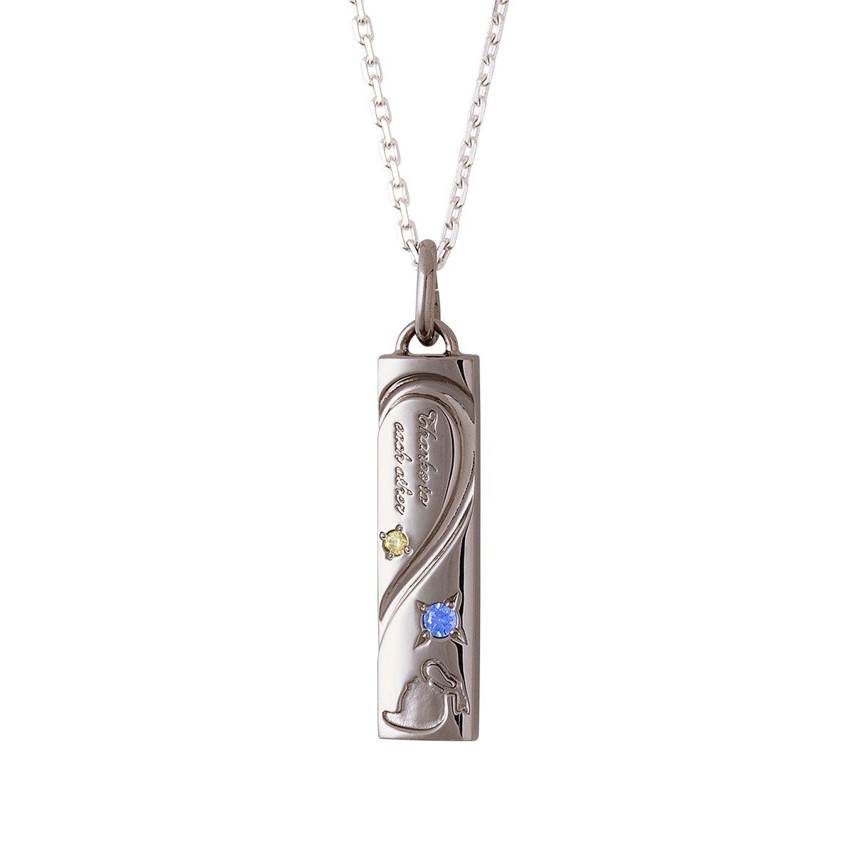 

THE KISS Message Necklace 50cm [The Kiss] [Disney Collection] Donald/Cubic Men s DI-SN1808CB чорний