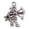 Zinc Zinc Alloy Mixed Zodiac Tibetan Silver Dangle Beads for Jewelry Making Charm Pendant Accessories