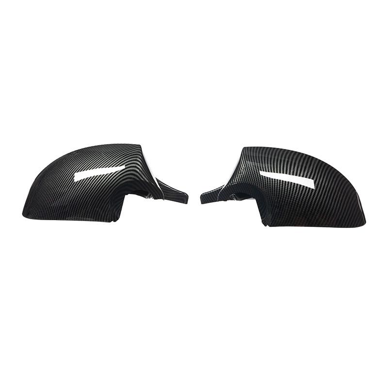 Copri Specchietto Retrovisore Auto Nero Lucido/Fibra di Carbonio per BMW E90 E91 E92 E93 2005-2013 Calotte Specchietto Retrovisore Shell Parte Tuning Auto