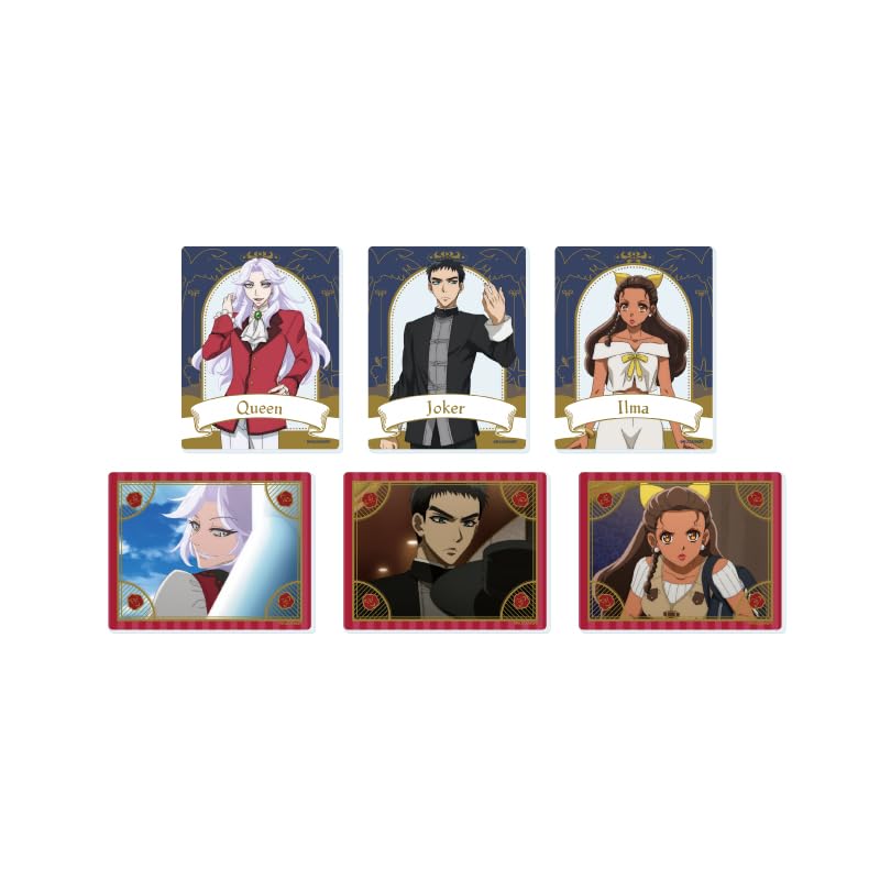 Театральное аниме «Элегантный отпуск Королевы-воровки» 01 [Официальная иллюстрация] Акриловая карта Полный набор КОРОБКА из 6 шт.