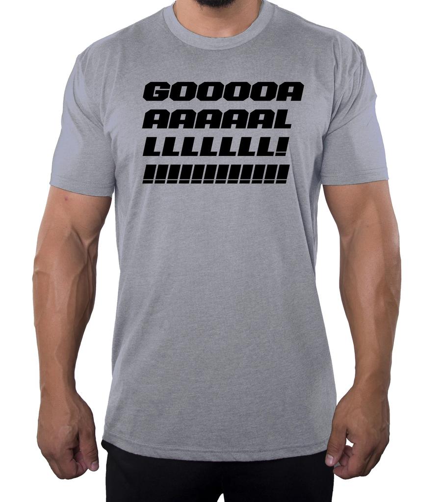 Ziel! Lustige Fußball-T-Shirts für Männer, Fußball-Grafik-T-Shirts