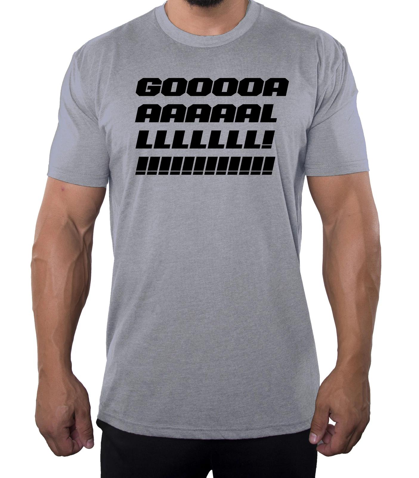 Goal! Men s Funny Soccer T-Shirts, Soccer Graphic Shirts L