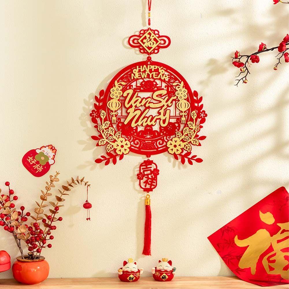 Chinese Style Vietnamese New Year Pendant Blessing Fu Character Pendants Wedding Birthday