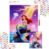 Diamond Painting Kit Ariel Mermaid Home Bedroom Wall Decor Crafts Handmade Gift