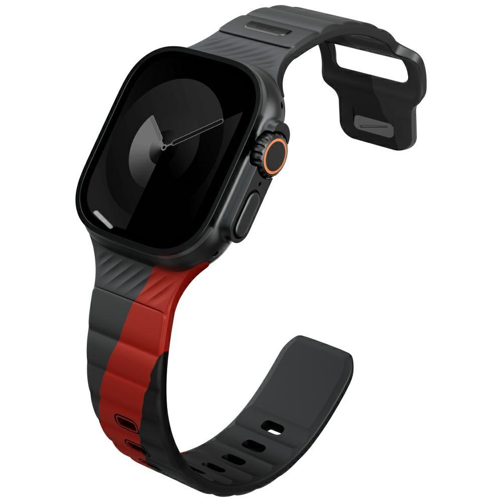 UNIQ Stride De Gummiarmband für Apple Watch 49/46/45/44mm anthrazit black