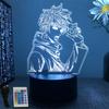 3D Anime Lamp Jujutsu Kaisen Led Night Light RGB Table Lamps Satoru Gojo Action Figure Kids Bedroom Desk Home Decor Friend Gifts