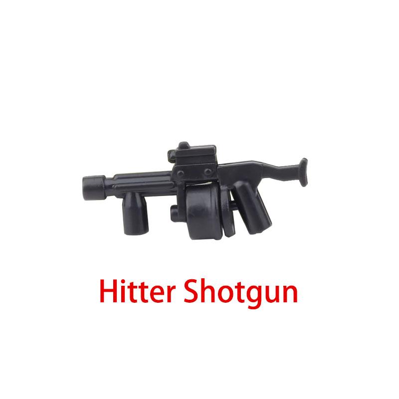 Militärwaffen MOC Bausteine Figuren Soldat US Sowjetischer Gewehr Mini-Kanone Raketenwerfer MG42 RPG Kugel Spielzeug Geschenk K022
