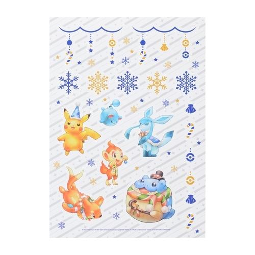 [Pokemon] Pokemon Center Wall Sticker: Christmas in the Sea