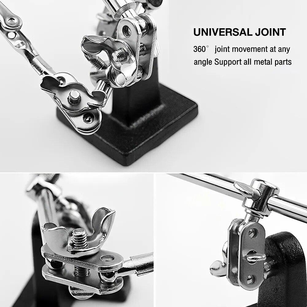 3,5 x 12 x Schweiß-Hilfsclip-Lupe, elektrische Lötkolben-Leiterplatte, Schweißkolben-Lupe, Halterungswerkzeuge