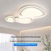 Elegant Pebble Ceiling Lamp: Modern Cream Design for Living Room, Bedroom, or Restaurant