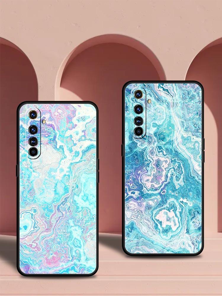 Love Marble Pattern For Realme GT Neo 2 3 Phone Case For Realme 9 8 5G 7 6 GT2 Pro Plus 9i 8i C21Y C21 C3 C11 C25 C35 Soft Cover