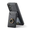 For Samsung Galaxy S24+ Magnetic Case PC+TPU+PU Phone Cover with Card Holder
