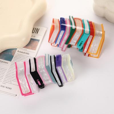 2024 Koreanischer Stil Acryl Wasserwellen Haarspange Mode Hochsteckfrisur Accessoire
