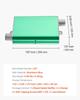 Diesel Heater Muffler, 24mm Diesel Heater Muffler Upgrade, Parking Heaters Mufflers Fit with 2 Clamps and Screws, Aluminum Alloy Upgraded Exhaust Pipe