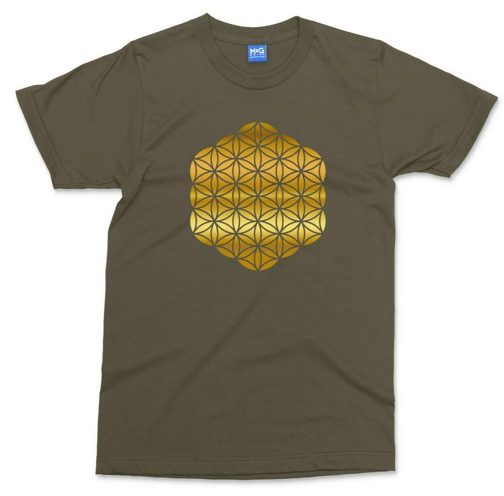 Flower Of Life TShirt Sacred Geometry Chakra Healing Spiritual Meditation Top