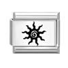 Black Piano Chess Boardlaser Engraving Links Fit 9mm Italian Charms Bracelet Jewelry DIY Making Gifts