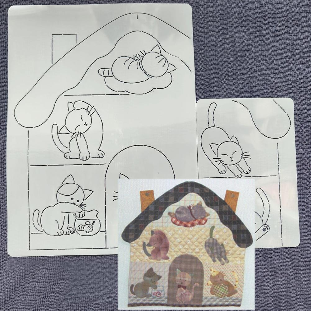 Quilting Templates Multipurpose Embroidery DIY Clothing Stencil For DIY Crafting Art