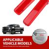 2PCS Car Door Red Reflector Panel, Compatible with Chevrolet GMC Yukon 2003-2007, Rear Left Driver and Right Passenger Side Door Interior Reflector,