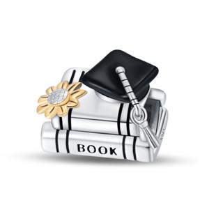 copper Graduation Collection Bead Charms Hat Certificate Pendant Bouquet Bear Charm Bead Charms Compatible With Authentic Bracelets Jewellery Gifts