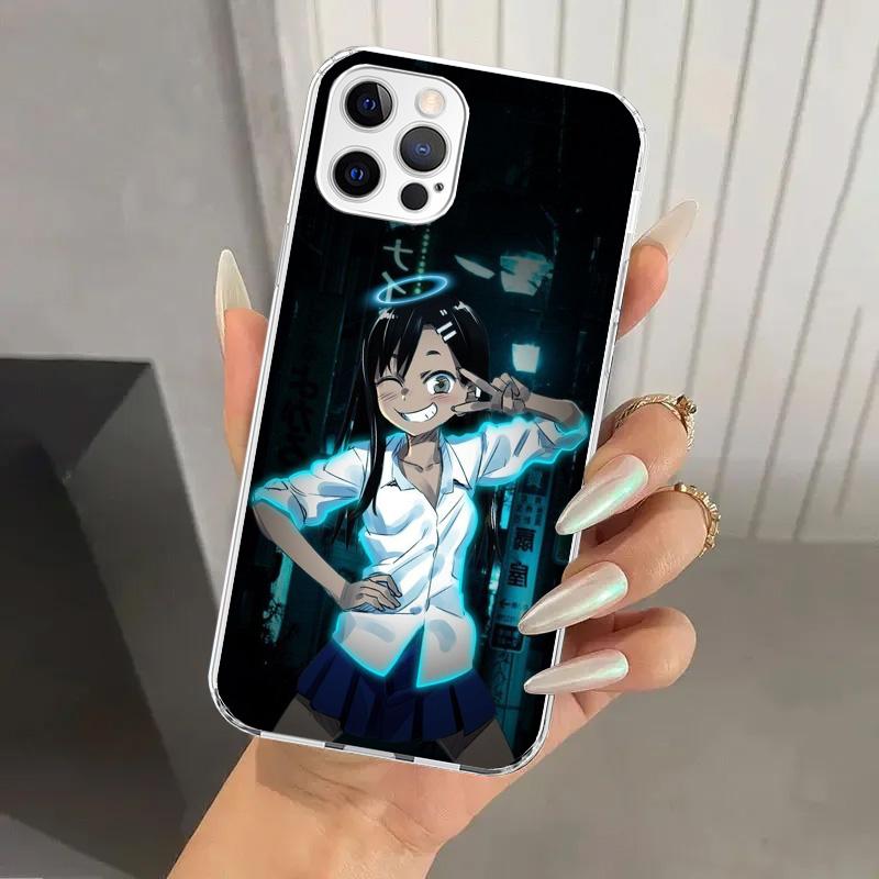 

Эстетичный чехол для телефона Nagatoro San Anime для Iphone 17 Air 16 15 Plus 14 13 Mini 12 11 Pro Max 16E 7 8 SE 2020 Мягкий чехол Принт S iPhone 14