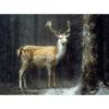 Canvas  Dark Forest Wildlife Fox Lion Black Swan Retro Posters Prints Wall Art Picture Living Room Home Decor Wall Decor