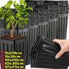 5 Größen Kunststoff Dickwandig Quadratischer Mund Sämlingbehälter Pflanzenbaumschule Hohe Blumenpflanze Sämling Baumschule Töpfe Außenbereich Gärtnerei