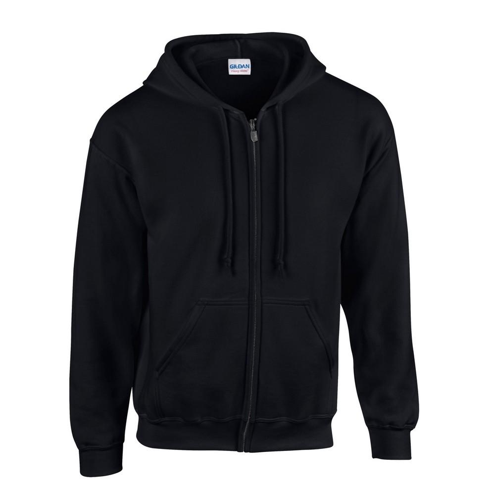 Gildan Heren Heavy Blend Hoodie met Volledige Rits 4XL