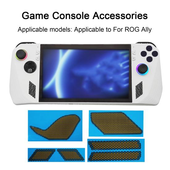 6 Stück Spielkonsolenabdeckungen Selbstklebend Stark Staubdicht Mesh Klebrigkeit Einfach zu installieren Staub