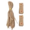 100Pcs Gift Tags Baking Gift Bag Kraft Paper Card Wedding Party Favors with Twine