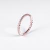 925 Sterling Silver Women 'S Ring Stackable Clear Zircon Gemstone Rings Trend Delicate Wedding Band Korean Jewelry
