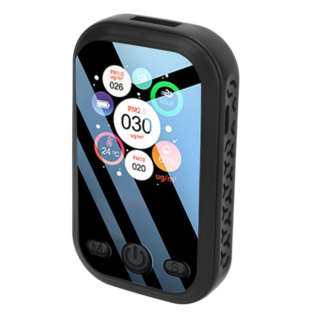 Air Quality Monitor PM2.5 PM10 PM1.0 Detector Humidity Tester LCD Display Portable Mini Air Quality