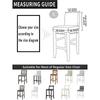 Dining Chair Slipcovers Machine Washable Polyester Fabric Nonslip Designs Various Color For Home Decoration