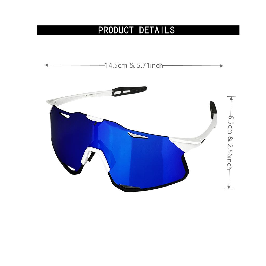 S5Cycling Sports Glasses with Interchangeable Lenses Set for Men and Women, Windproof Mountain Bike Goggles, Sports Model