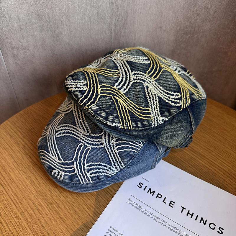 Washable Denim Baseball Cap With Breathable Cotton For Streetwear Style